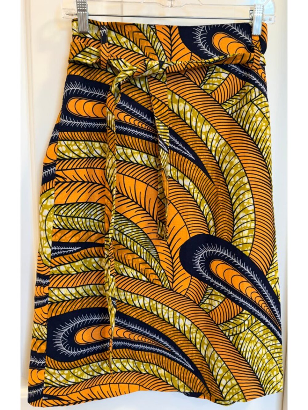 Chen Burkett NY Printed Midi Skirt Size M